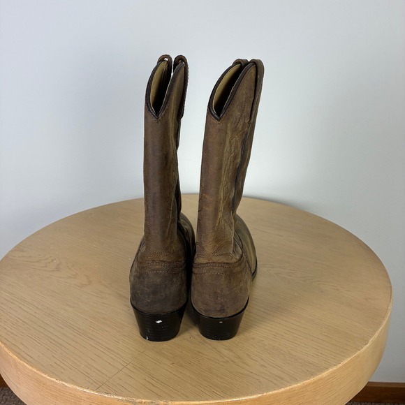 Masterson Boot Co. Leather Cowboy Heeled Western Boots Women's 6 Boho Retro - Picture 5 of 9